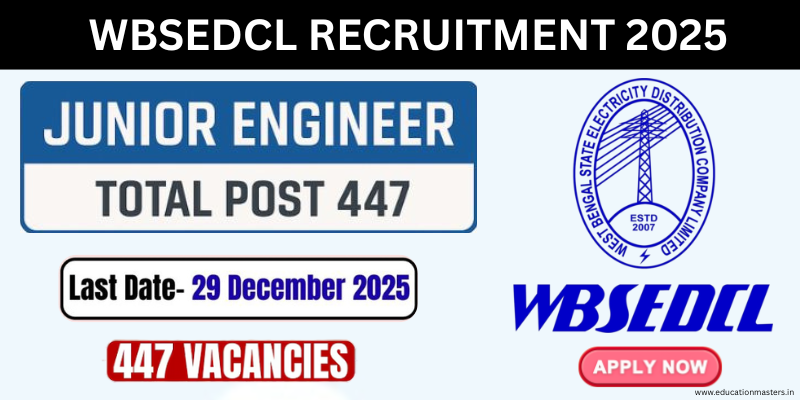 WBSEDCL RECRUITMENT 2025